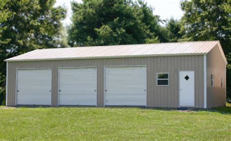 cost for metal garage with guest house|detached garage installation cost.